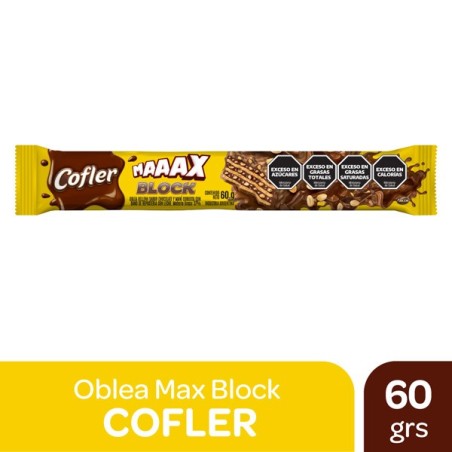 OBLEA COF. BLOCK MAX x60g.