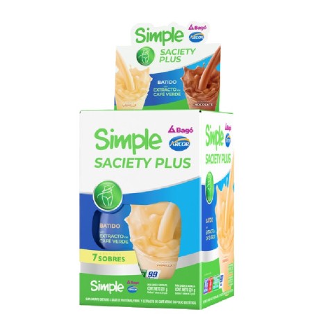 SACIETY PLUS VAINILLA x448g.