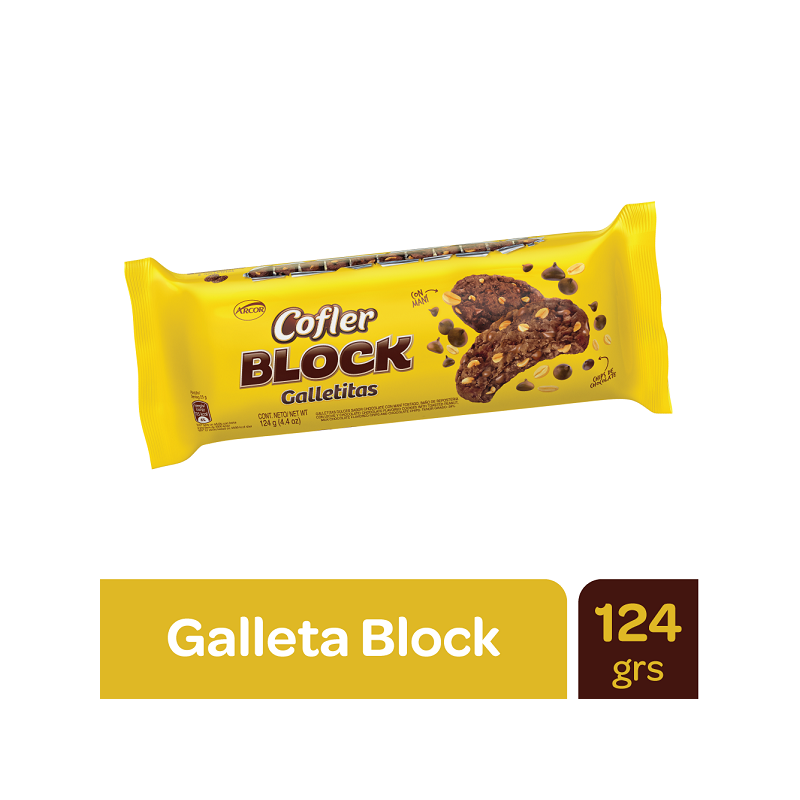 GALLETITA BLOCK x124g.