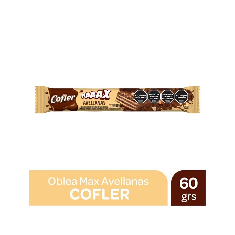 OBLEA MAX AVELLLANA x60g.