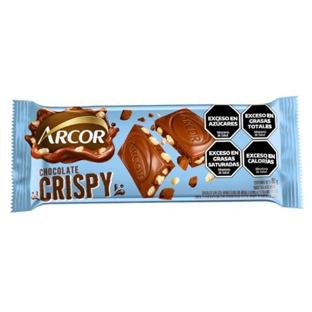 CHOC. ARCOR CRISPY x80g.