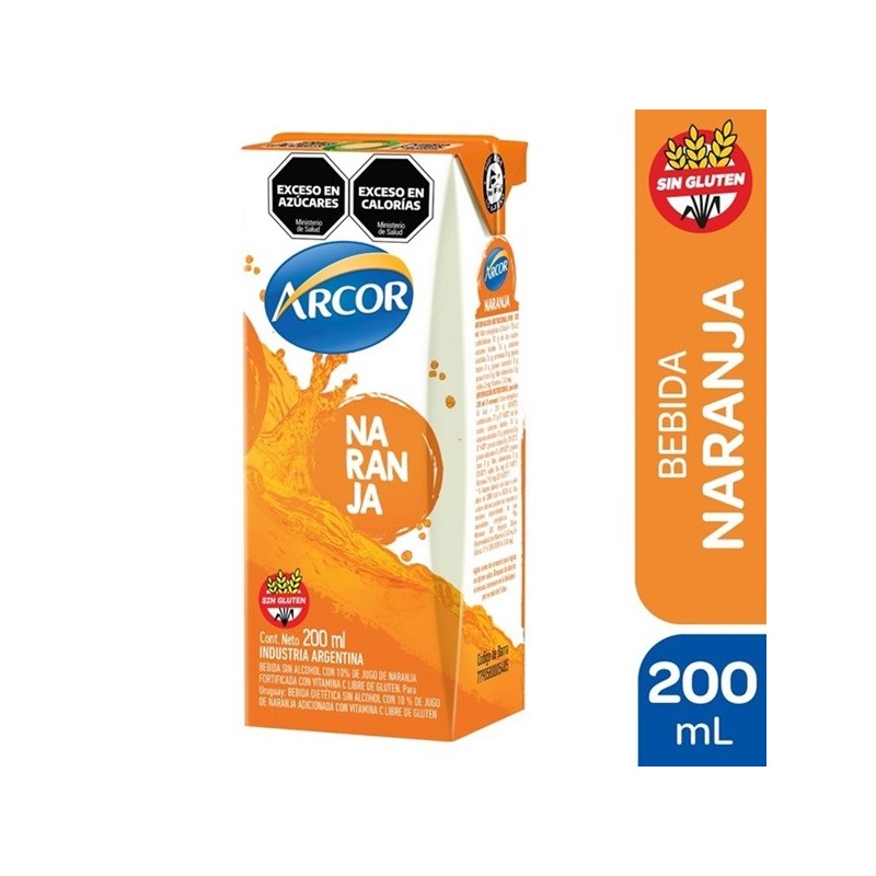 JUGO TETRA ARCOR NARAN. x200cc.