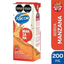 JUGO TETRA ARCOR MANZA. x200cc.