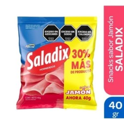 SALADIX TIRA JAMON 6u.x40g.