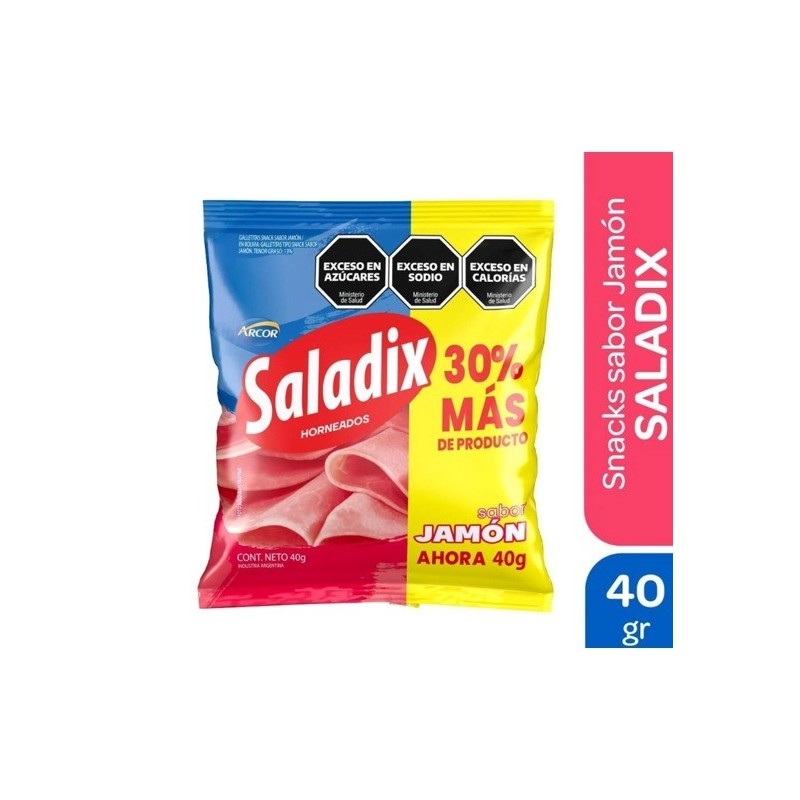 SALADIX TIRA JAMON 6u.x40g.