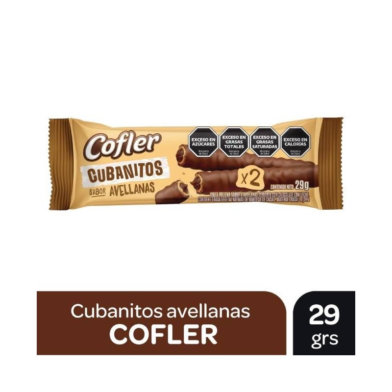 CUBANITOS AVELLANAS x16u.