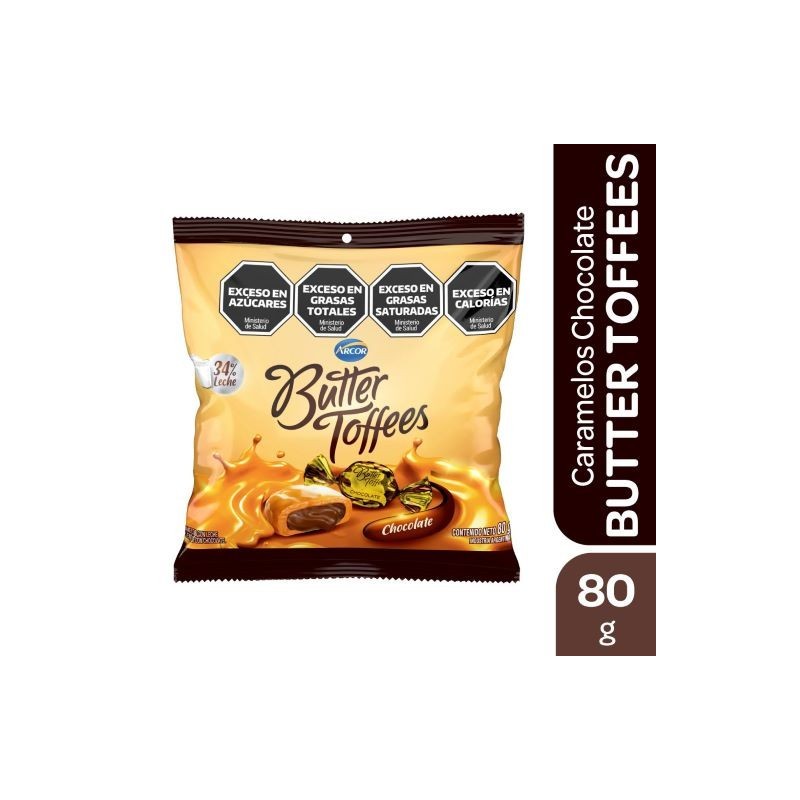 B.TOFFEES CHOC x80g.