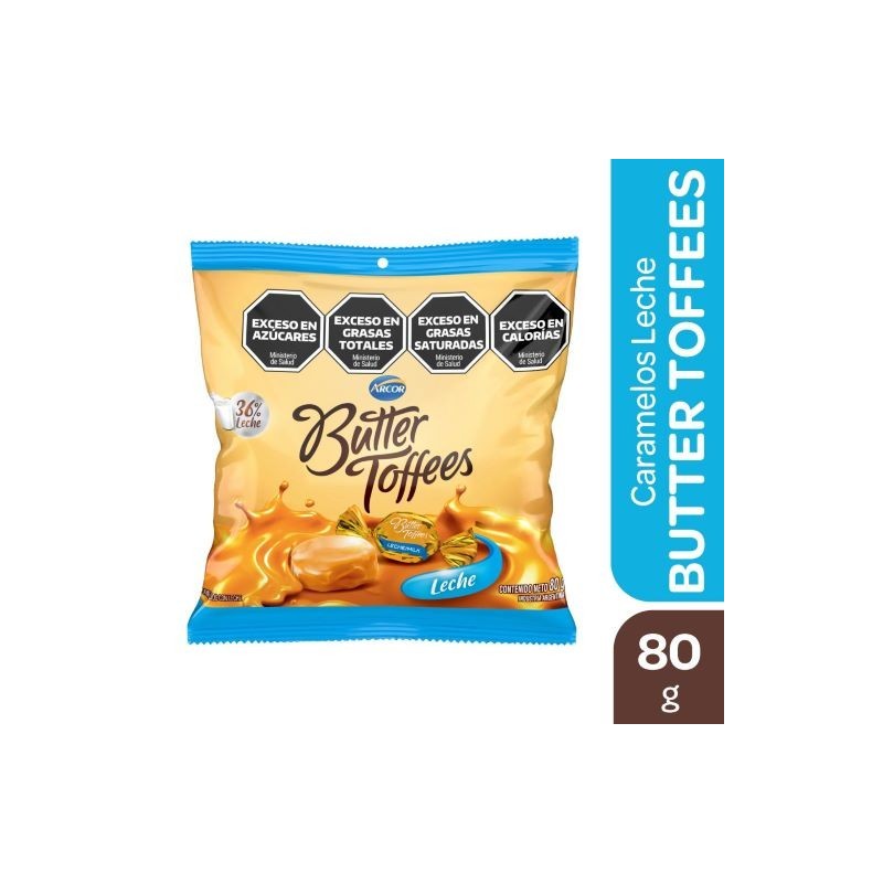 B.TOFFEES LECHE x80g.