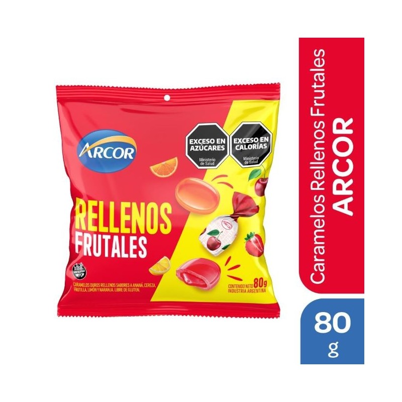 RELLENOS FRUTAL x80g.