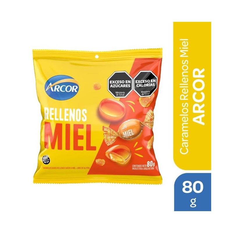 RELLENOS MIEL x80g.
