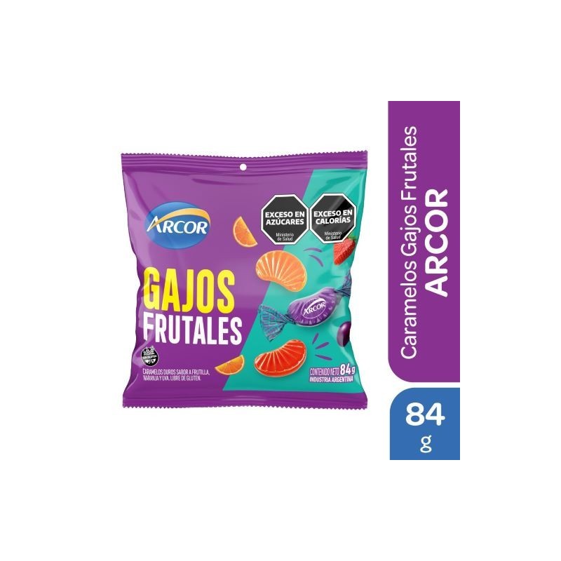 CAR. GAJITOS SURTIDO x84g.