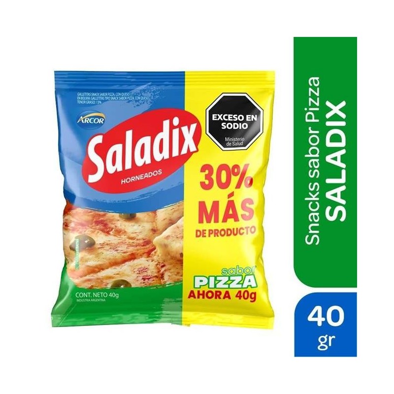 SALADIX PIZZA TIRA 6u x 40g.