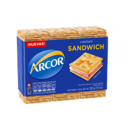 CRACKER SANDWICH ARCOR 3X112G