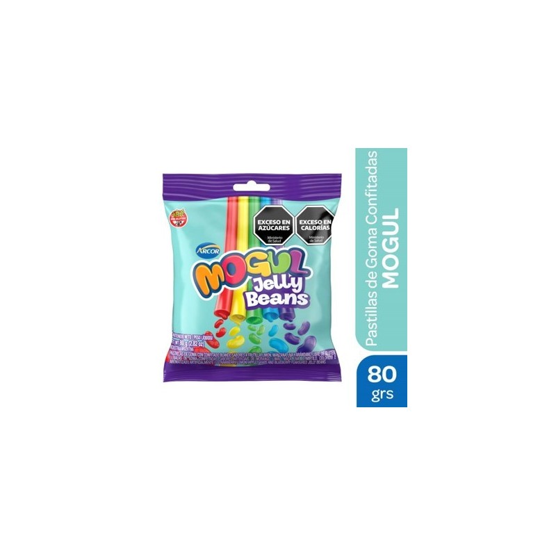 CAR. MOGUL JELLY BEANS x80g.