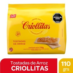 CRIO. TOSTADAS ARROZ x110G