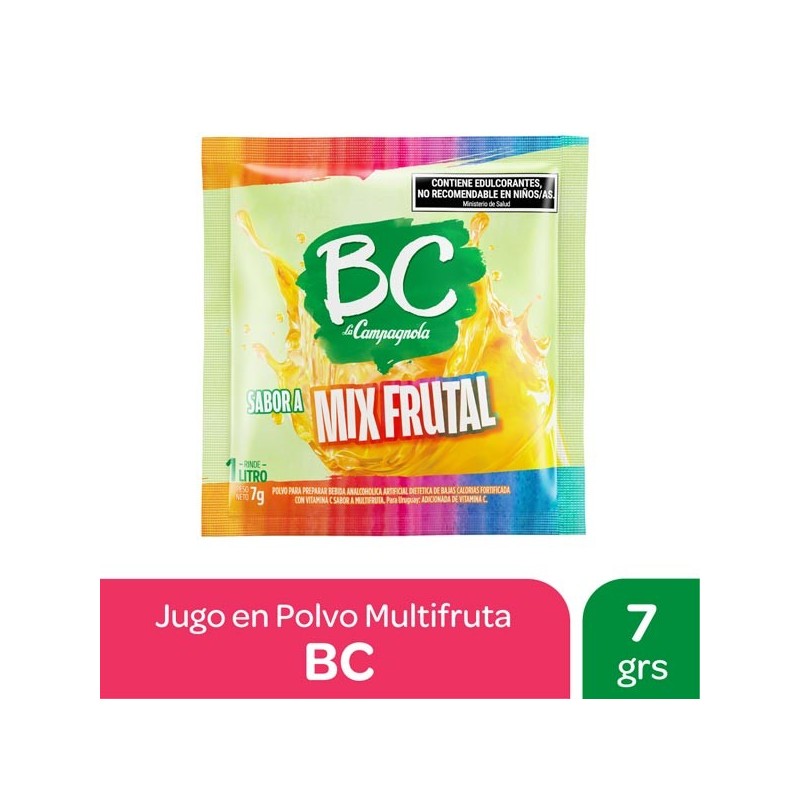 POLVO BC MULTIFRUTA x18u.