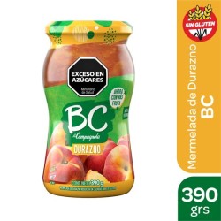 BC MERMELADA DURAZNO  X 390gr