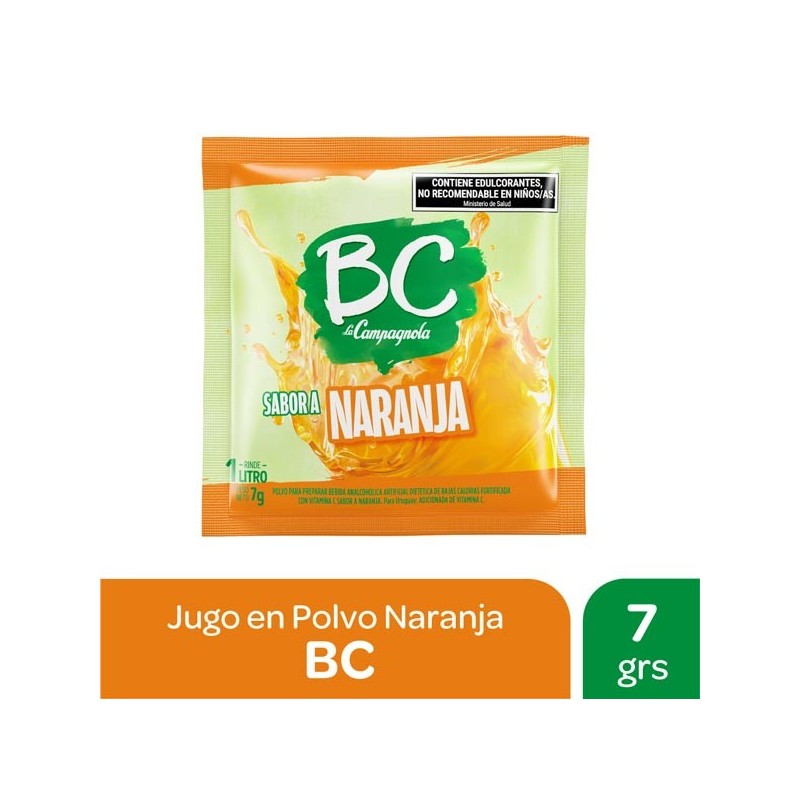 POLVO BC NARANJA x18u.