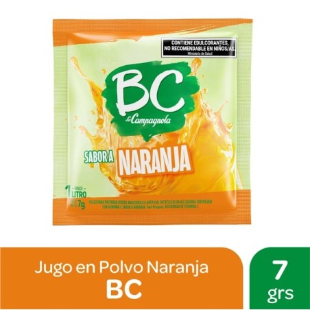 POLVO BC NARANJA x18u.