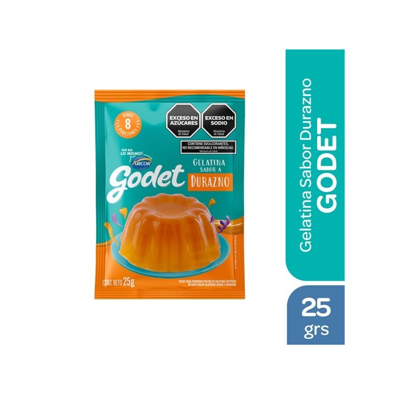 GEL GODET DURAZNO x25g