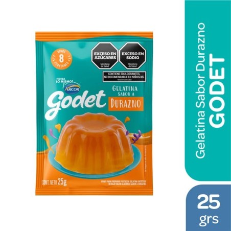 GEL GODET DURAZNO x25g