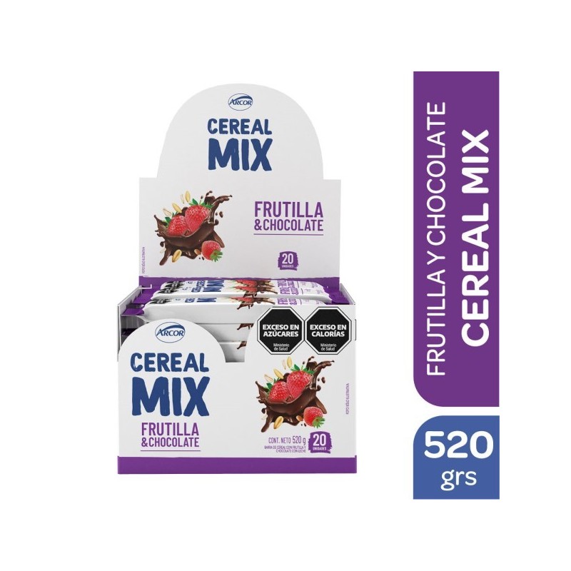 CEREAL MIX FRUT/CHOC x28g