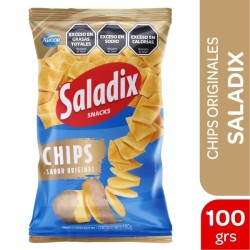 SALADIX CHIPS ORIGINAL X100G