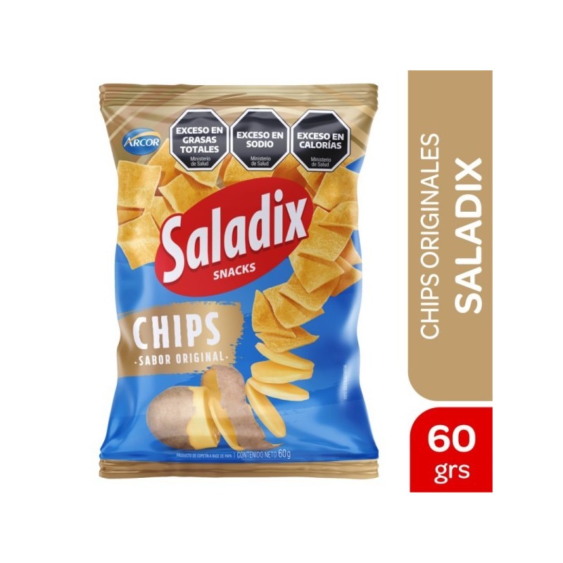 SALADIX CHIPS ORIGINAL x60g