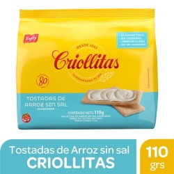 CRIO. TOSTADAS ARROZ SIN SAL x110g