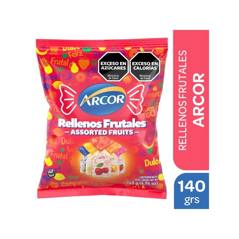 PAQ. CAR. RELLENO FRUTAL x140g