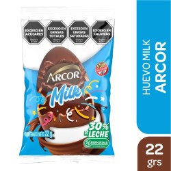 HUEVO ARCOR  MILK 12x22g