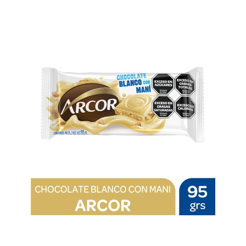 CHOC. ARCOR BLANCO x95g