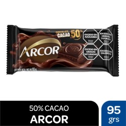 CHOC. ARCOR SEMIAMARGO x95gr