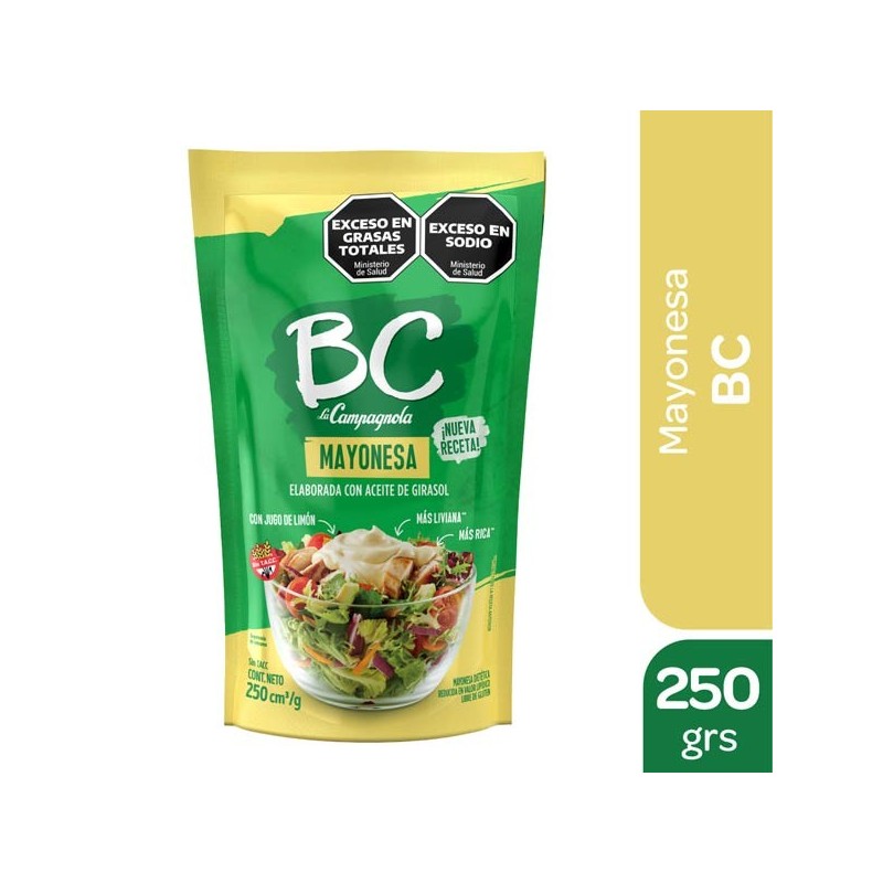 BC MAYONESA D.PACK x250g.