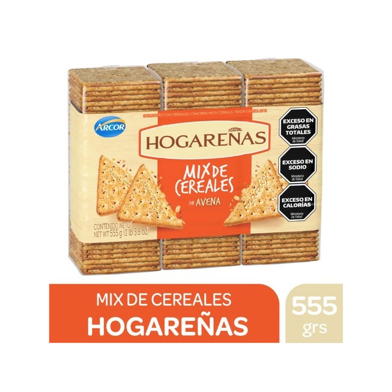 HOGAREÑAS MIX CEREAL x3