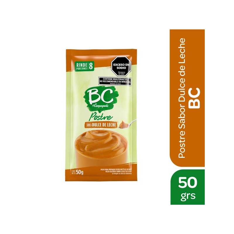 POSTRE BC DULCE DE LECHE x50g