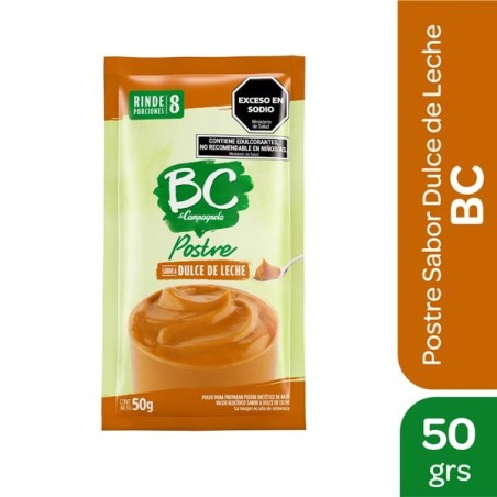 POSTRE BC DULCE DE LECHE x50g