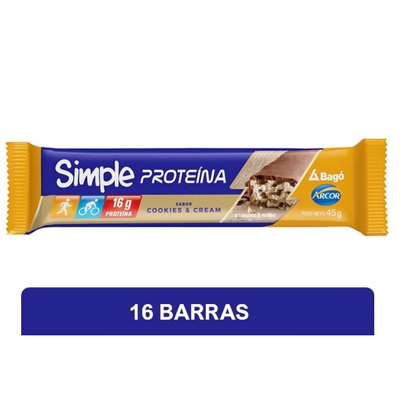 BARRA SIMPLE COOKIES x45g