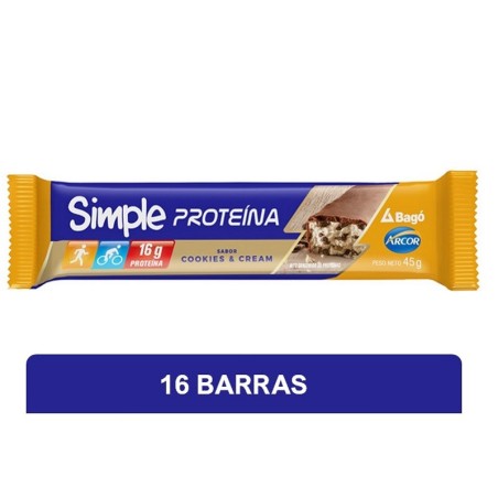 BARRA SIMPLE COOKIES x45g