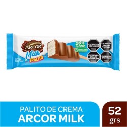 HEL. PALETA ARCOR MILK 20x52g