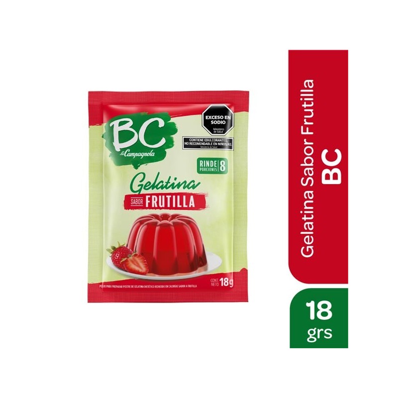 GEL BC FRUTILLA x20g