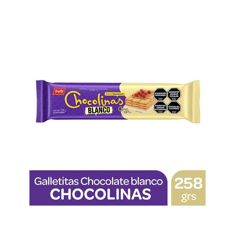 CHOCOLINAS BLANCO x245g