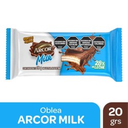 OBLEA ARCOR MILK x20g