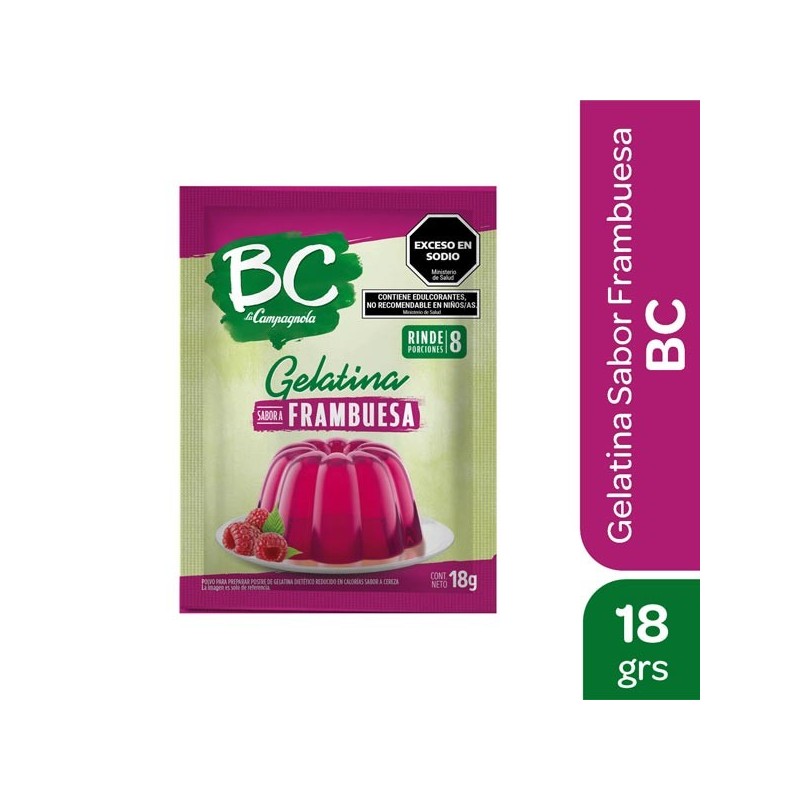 GEL BC FRAMBUESA x18g