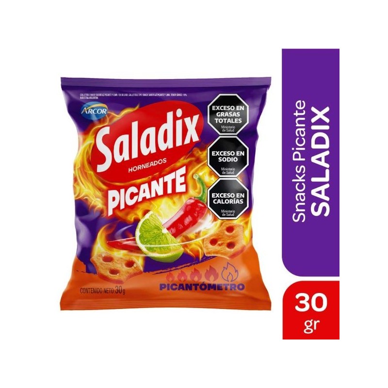 SALADIX TIRA PICANTE 6u.x30g.