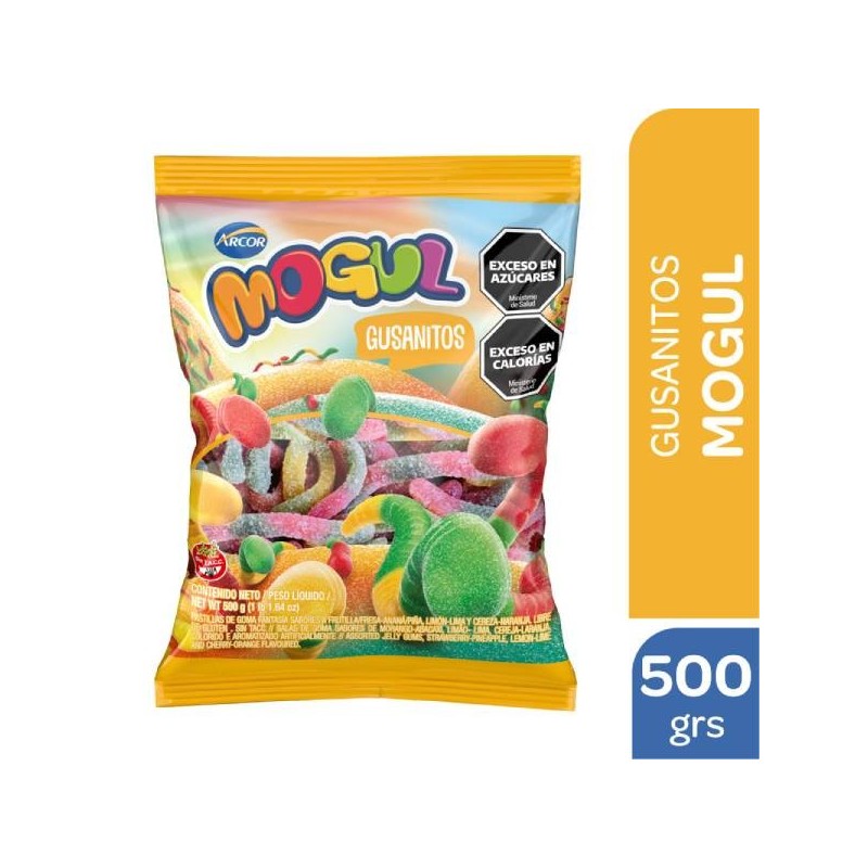 MOGUL GUSANITOS ACIDOS x500g.