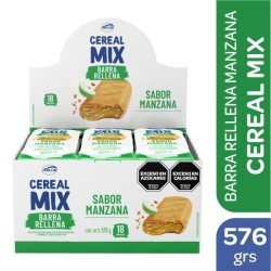 CEREALMIX RELL. MANZANA x32g.