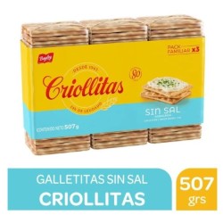 CRIOLLITAS S/SAL 3x169g.