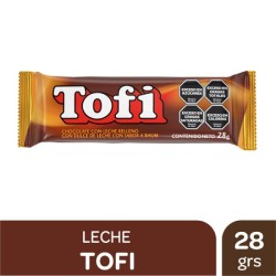 TOFI RELLENO LECHE x28g.