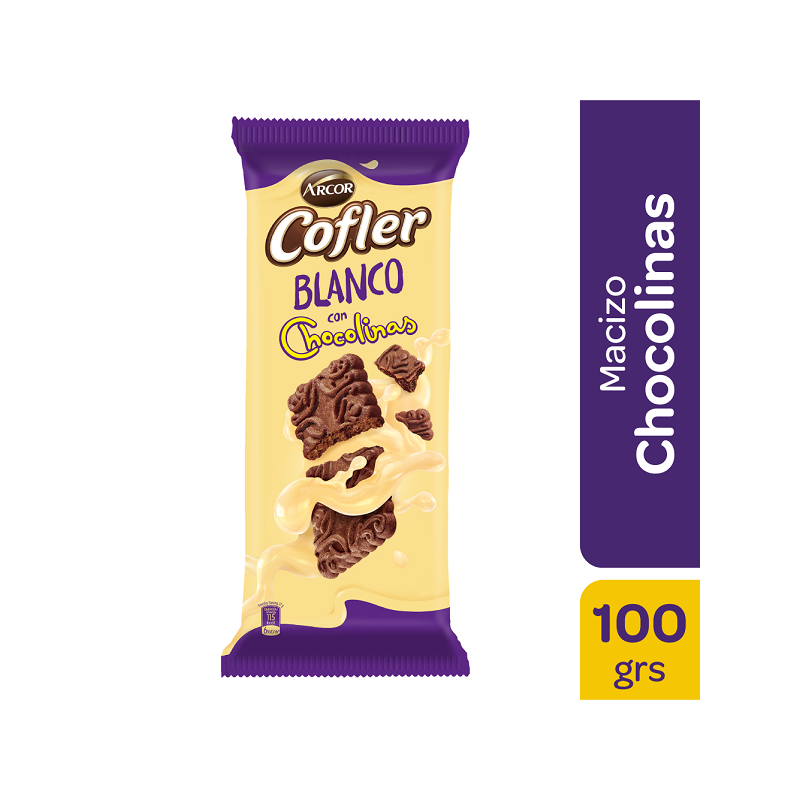 COFLER CHOCOLINAS BLANCO X 100gr